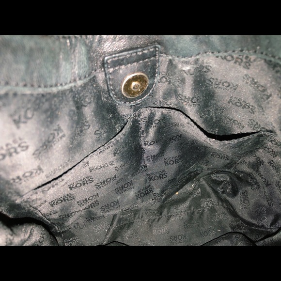 Michael Kors Bag | Black and Gold Chain Purse - Picture 6 of 6